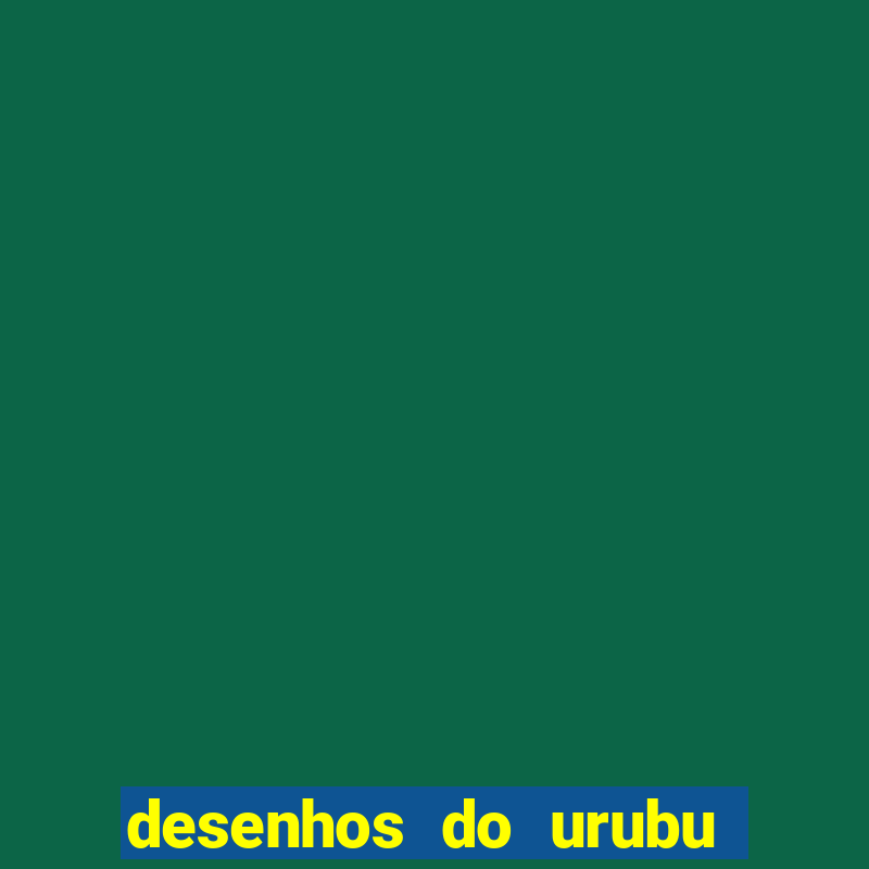 desenhos do urubu do flamengo para colorir